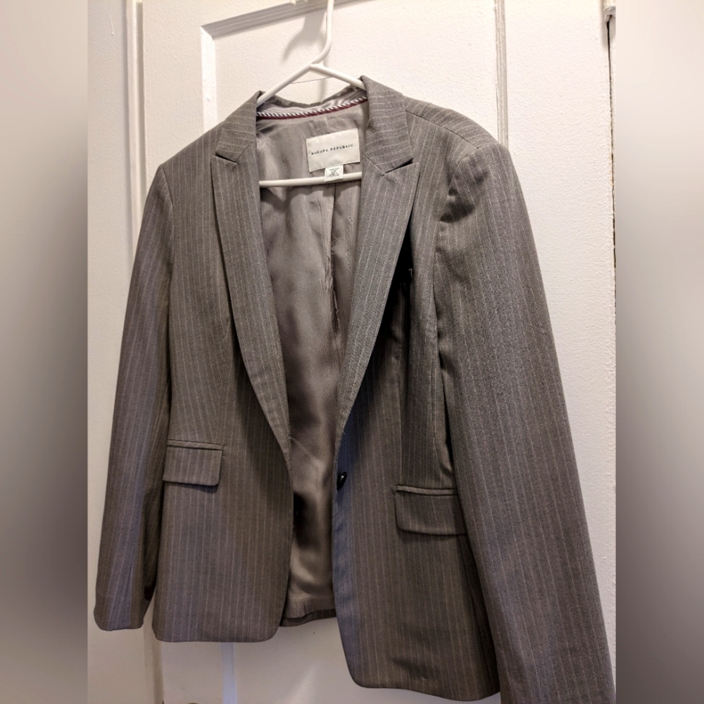 Banana Republic pinstripe blazer